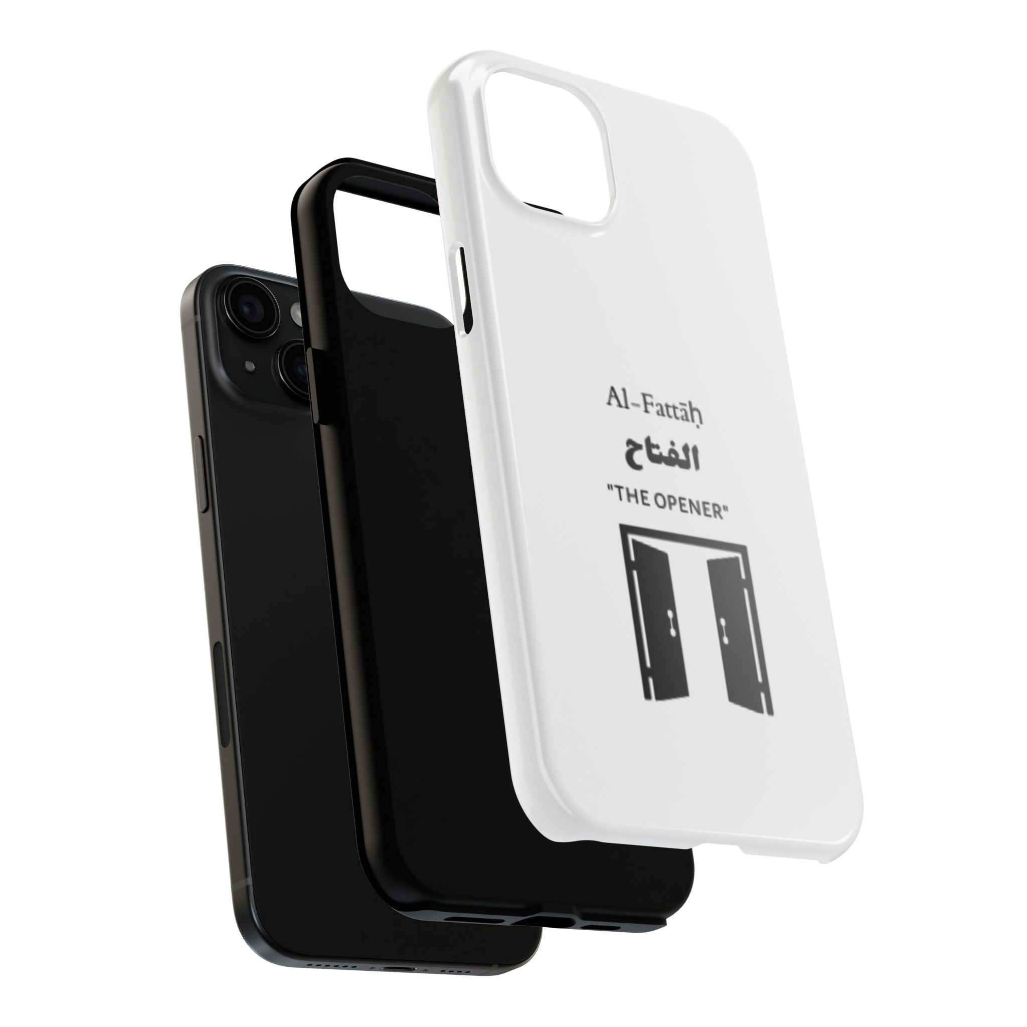 Al-Fattāḥ 'The Opener' Tough Phone Case — Islamic Name Phone Cover with Door Icon