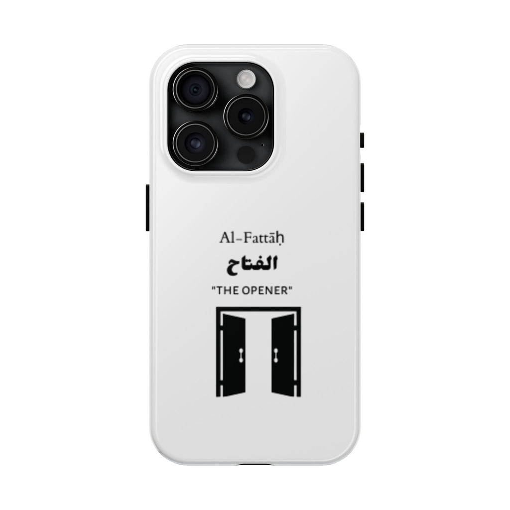 Al-Fattāḥ 'The Opener' Tough Phone Case — Islamic Name Phone Cover with Door Icon