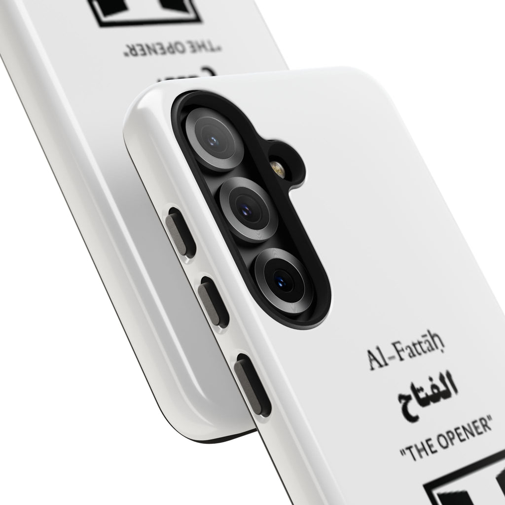 Al-Fattāḥ 'The Opener' Tough Phone Case — Islamic Name Phone Cover with Door Icon