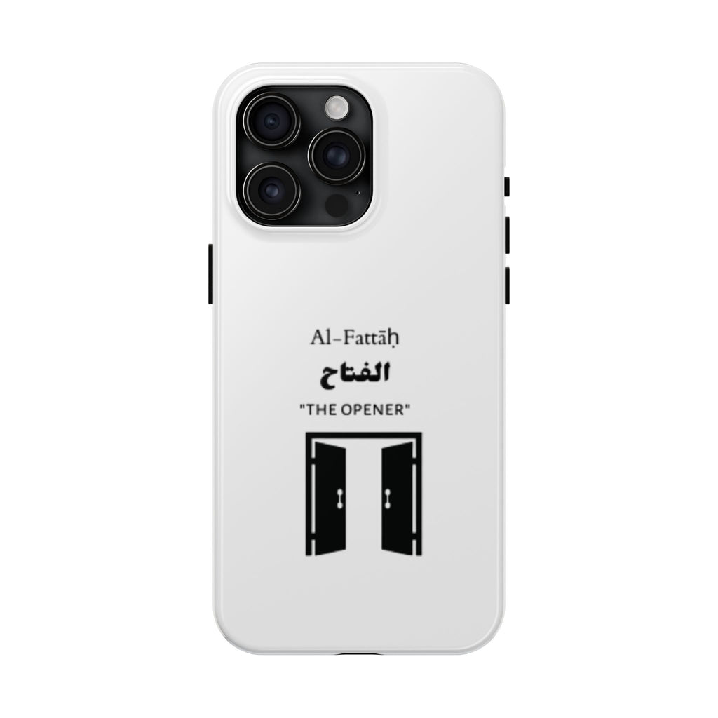 Al-Fattāḥ 'The Opener' Tough Phone Case — Islamic Name Phone Cover with Door Icon