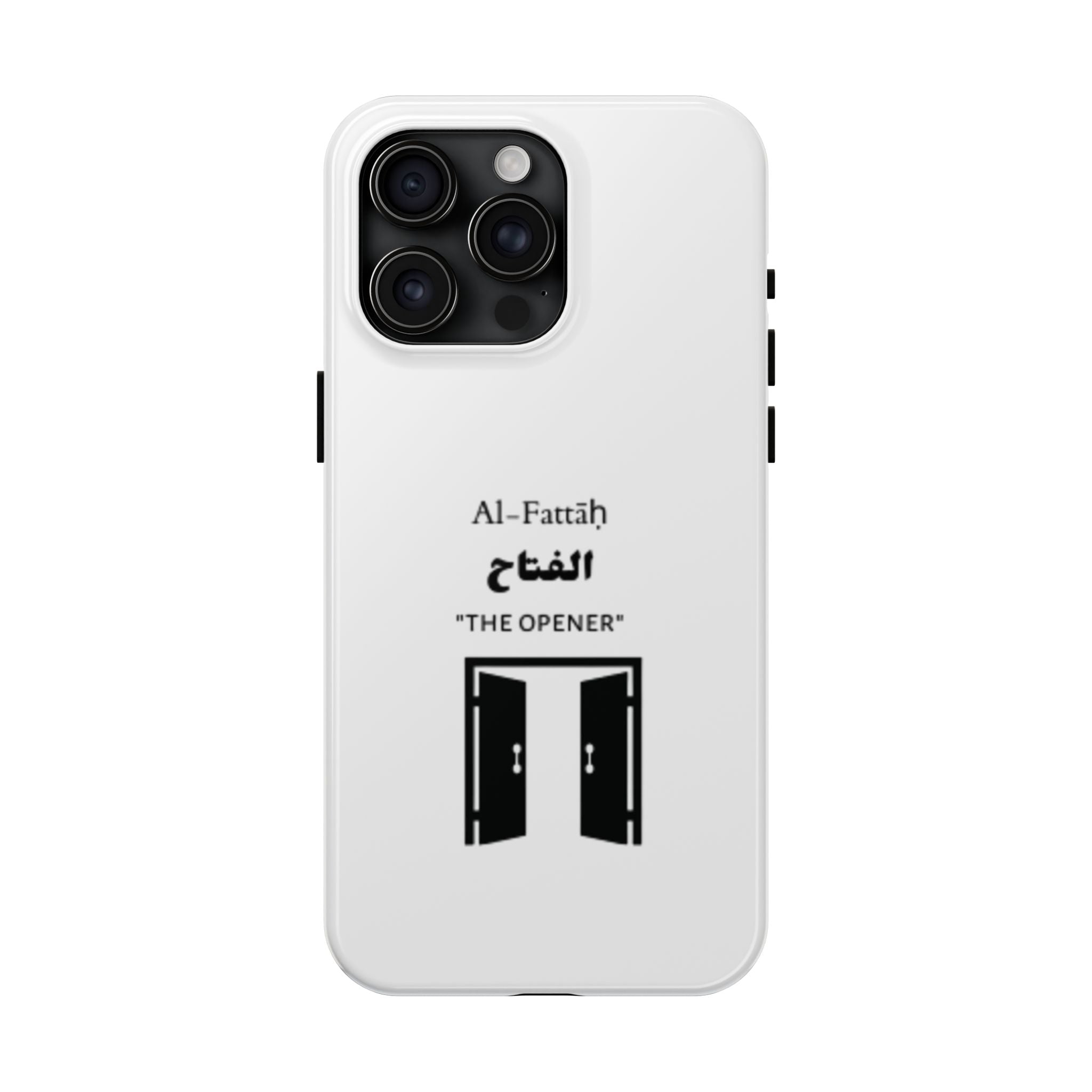 Al-Fattāḥ 'The Opener' Tough Phone Case — Islamic Name Phone Cover with Door Icon