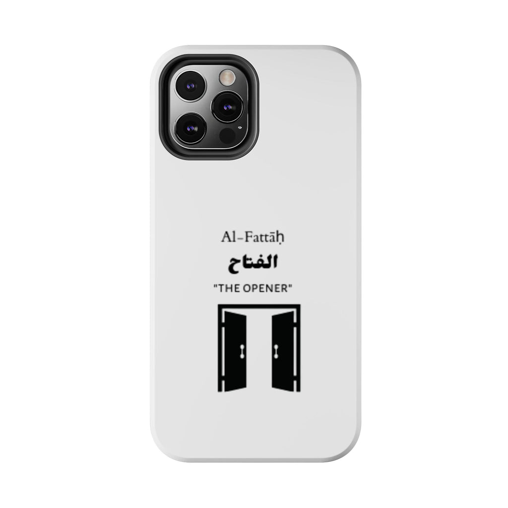 Al-Fattāḥ 'The Opener' Tough Phone Case — Islamic Name Phone Cover with Door Icon